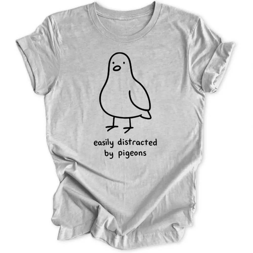Distracted by Pigeons Unisex T-Shirt