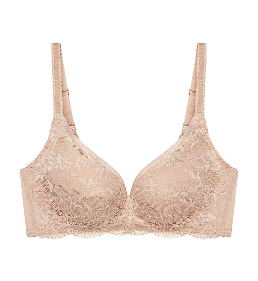 Women's Daily Non-Wired Padded Lace Bra