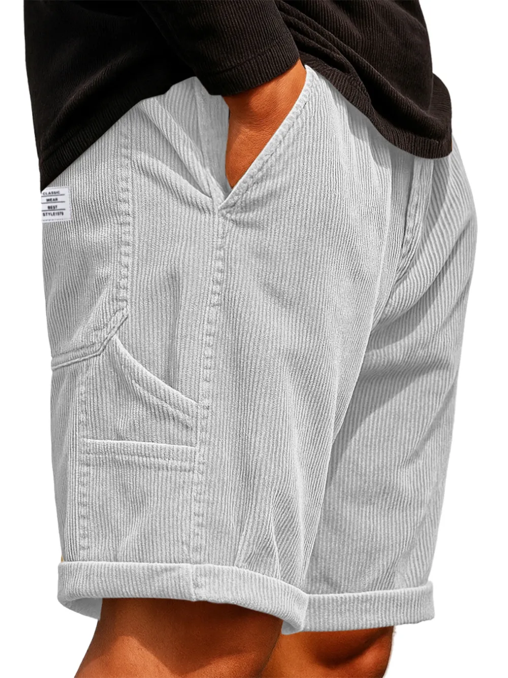 Everyday Corduroy Utility Pocket Shorts