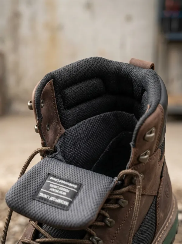 Field-Ready Tactical Leather-Look Men's Waterproof Work Boots