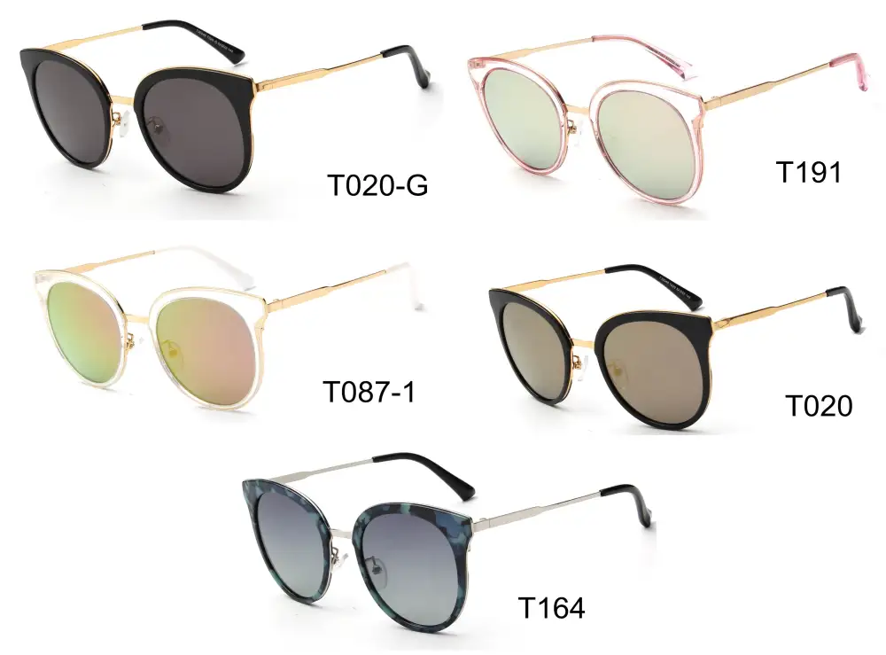 Polarized Round Cat-Eye Everyday Edit Sunglasses