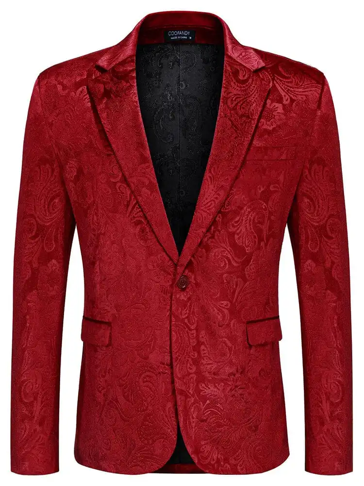 Luxury Velvet Blazer Jacket