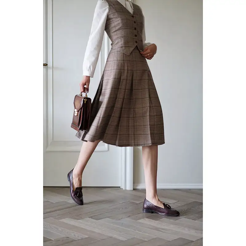 Weekend Minimal Everyday Casual Polyester Skirt