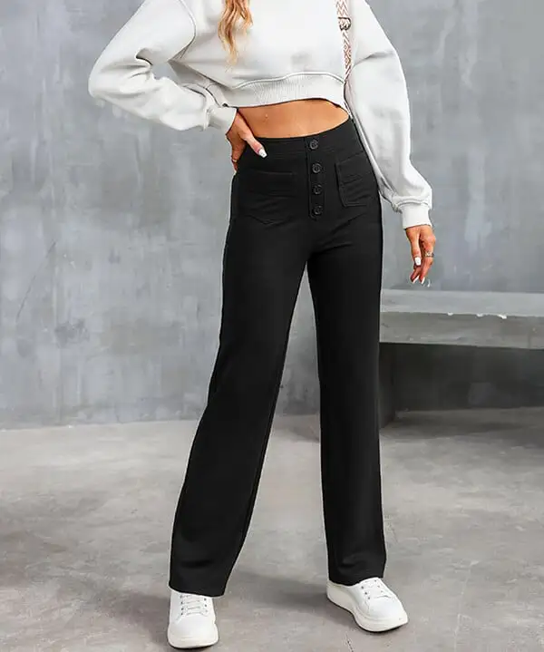 High Waist Everyday Casual Pants
