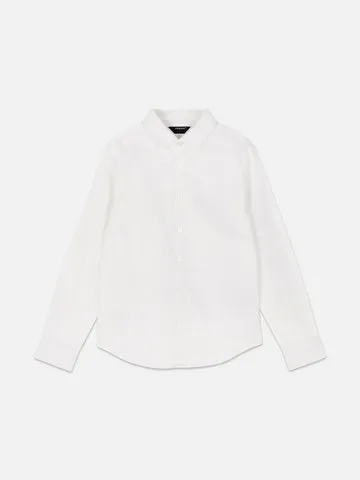 Older Boy Long Sleeve Oxford Shirt