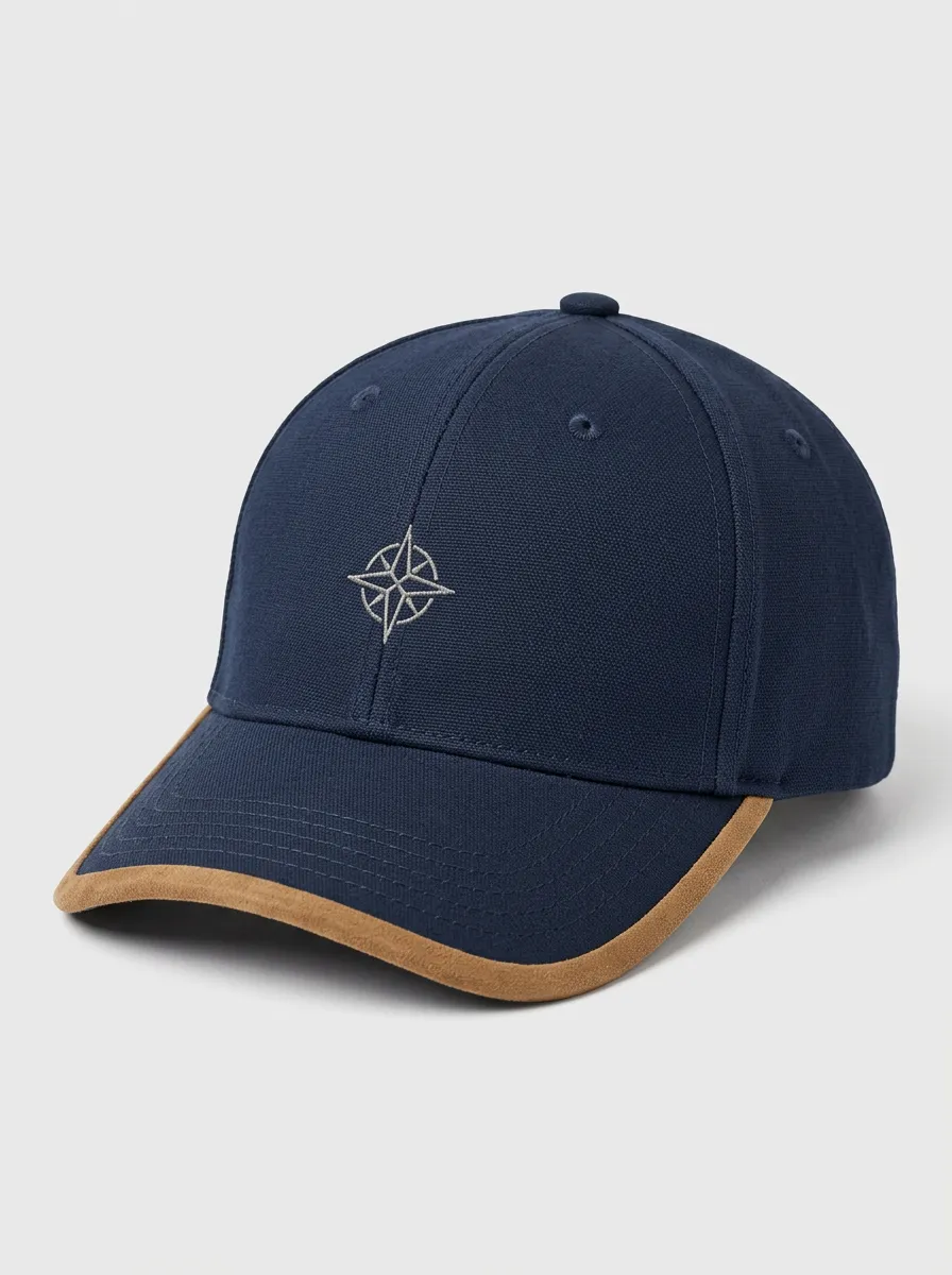 Understated Compass Casual Baseball Cap