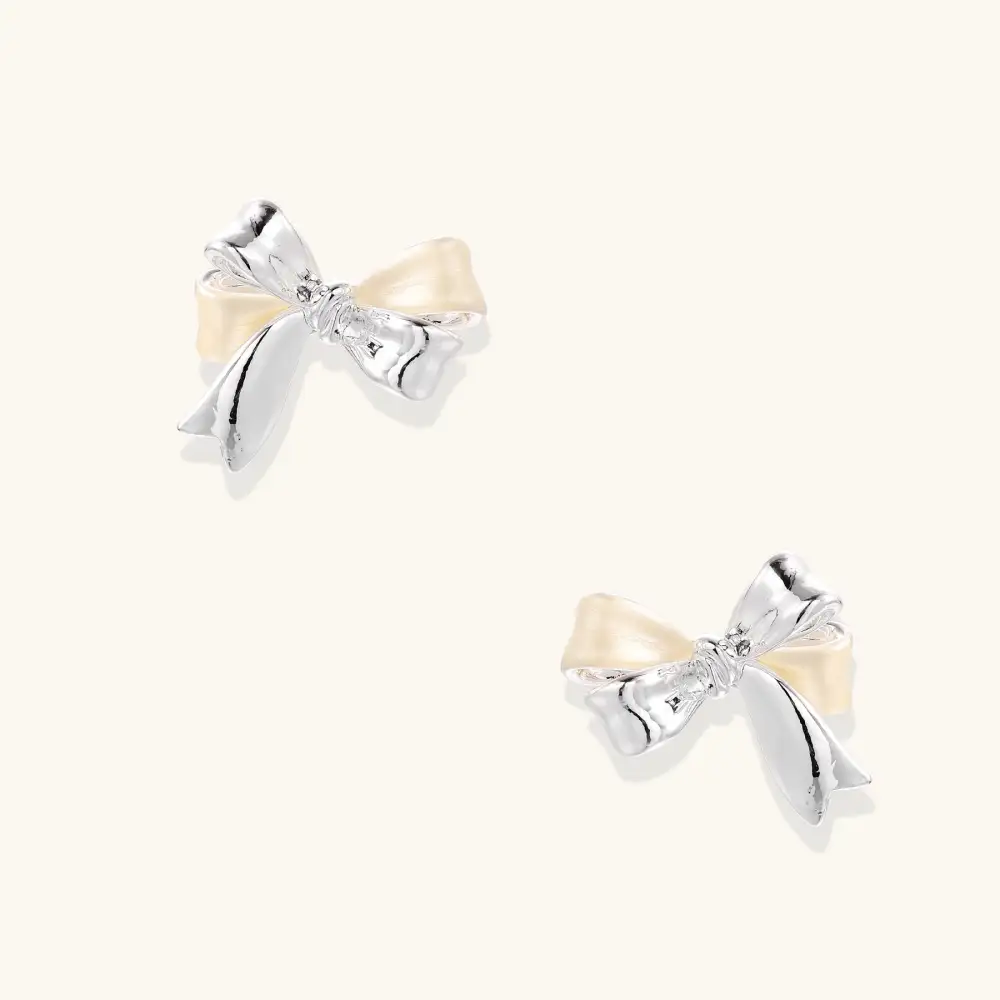 Pearl Bow Studs