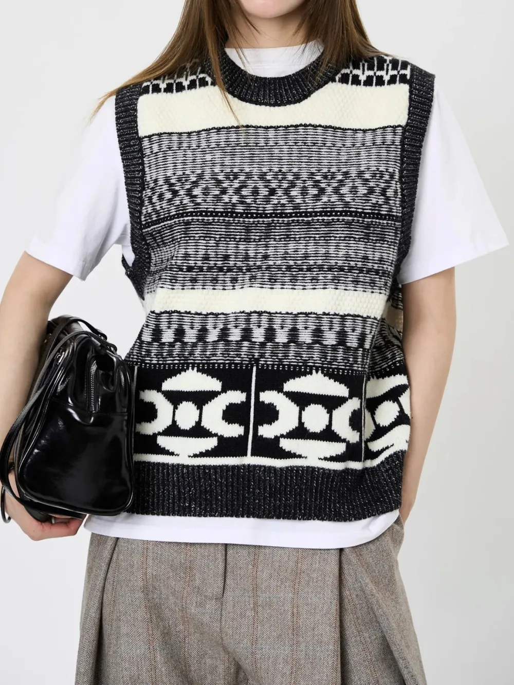 Womens Geometric Pattern Sleeveless