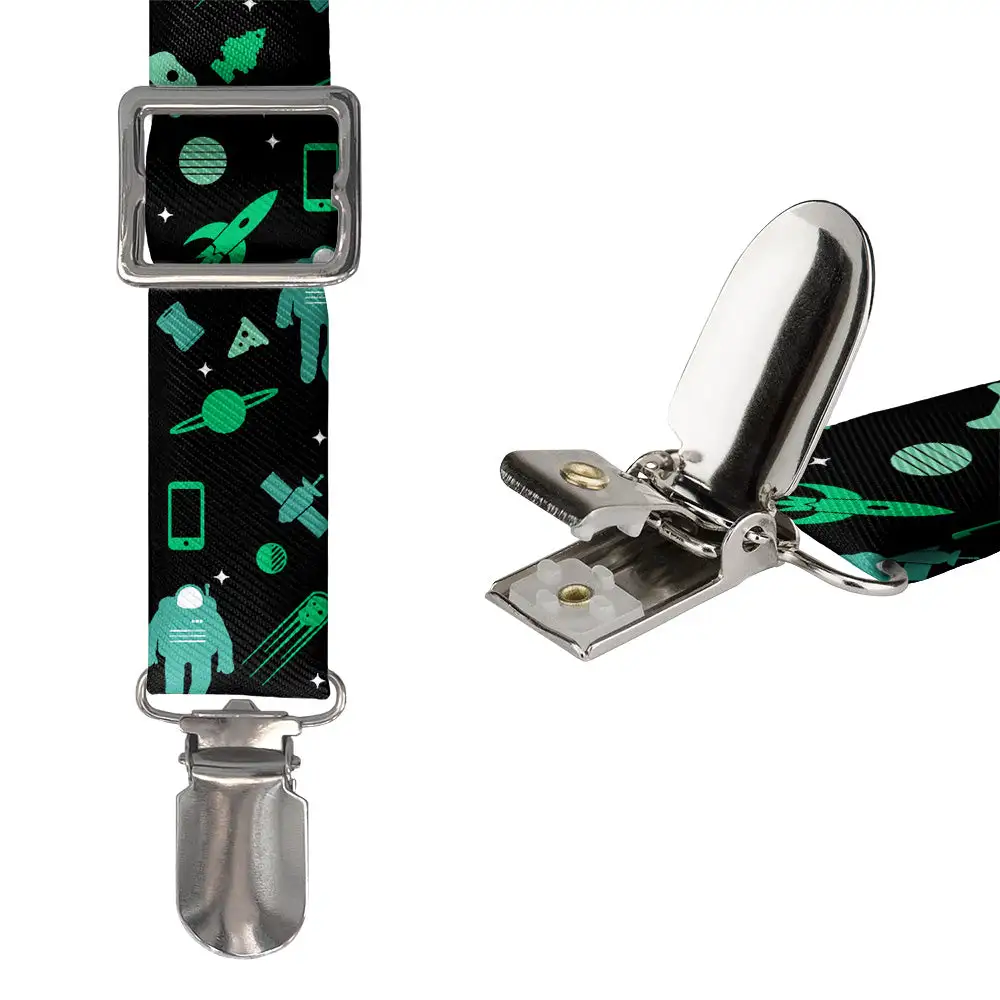Space Junk Theme Suspenders