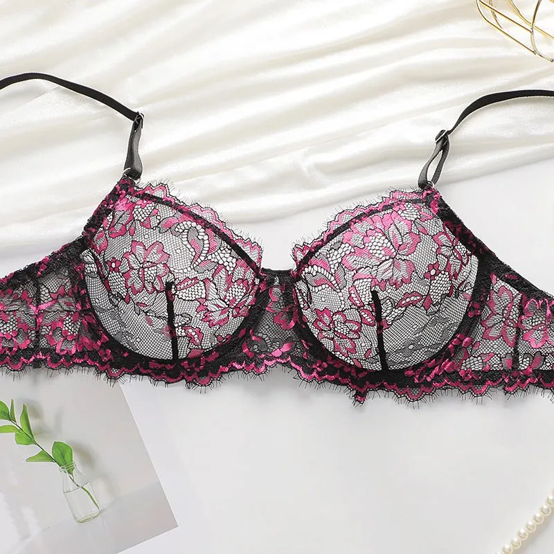 Lightweight Lace Molded Cup Bra Set