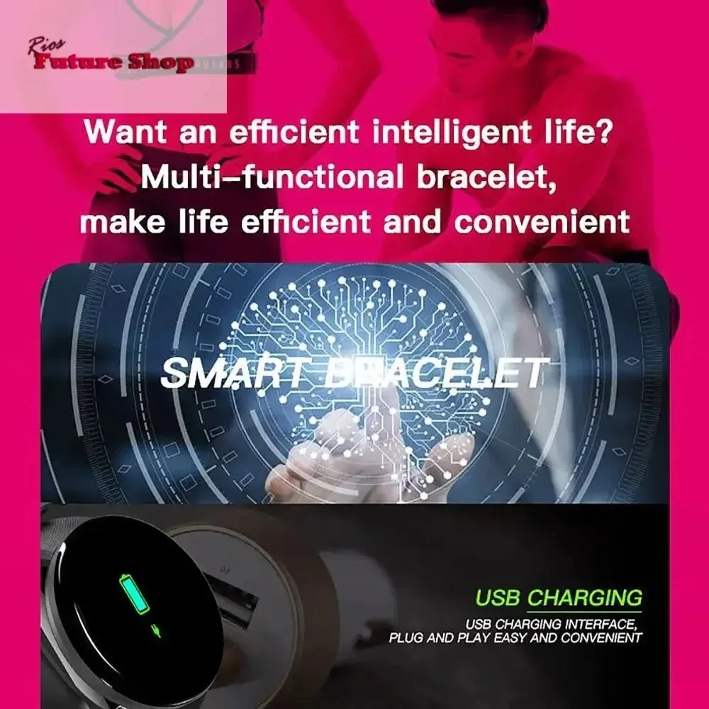 D18 Smartwatch for iOS & Android | Health Monitor | Notifications