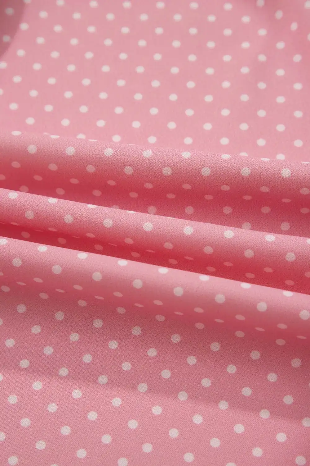 Casual Polka Dot Print Button Down Shirt