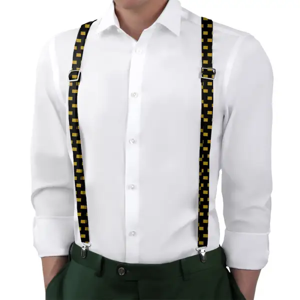Patterned Pattern Motif Suspenders