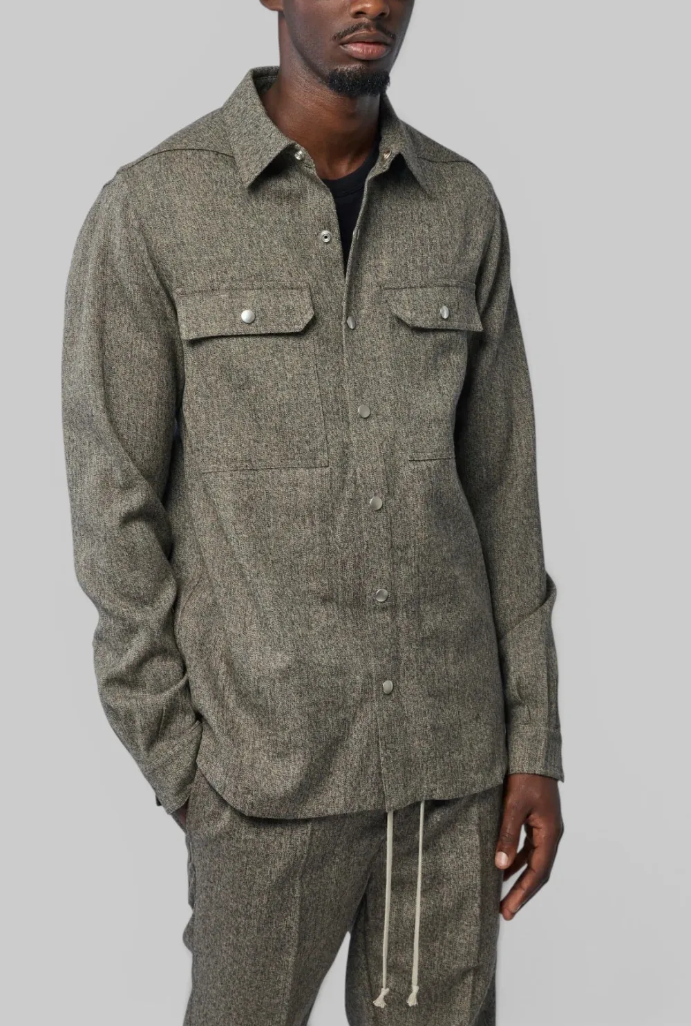 Refined Button Front Shirt