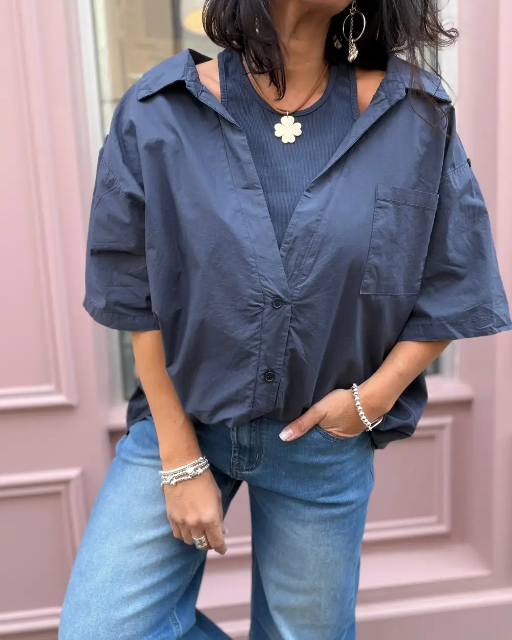 Classic Relaxed Classic Everyday Blouse
