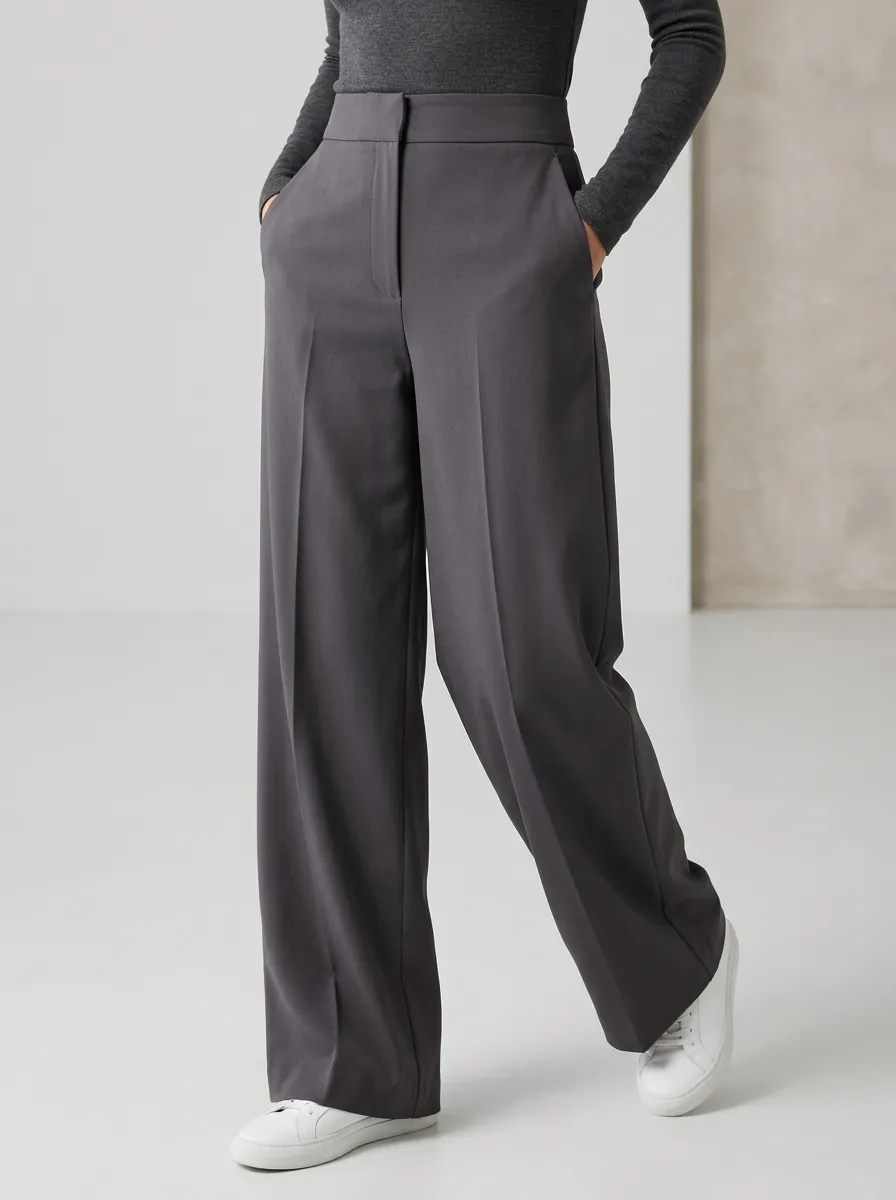 Everyday Casual Wide Leg Pants