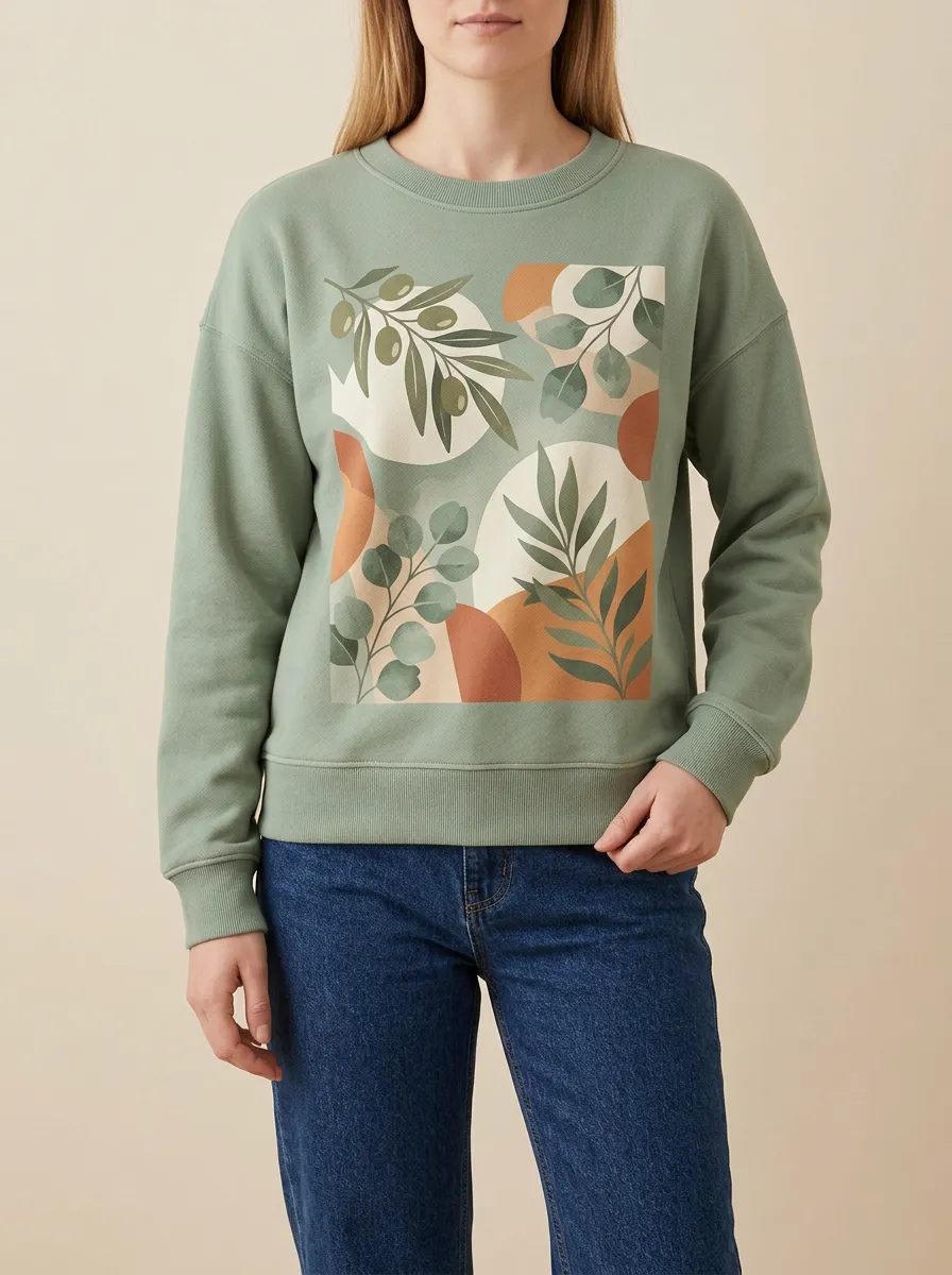 Crewneck Relaxed Pullover