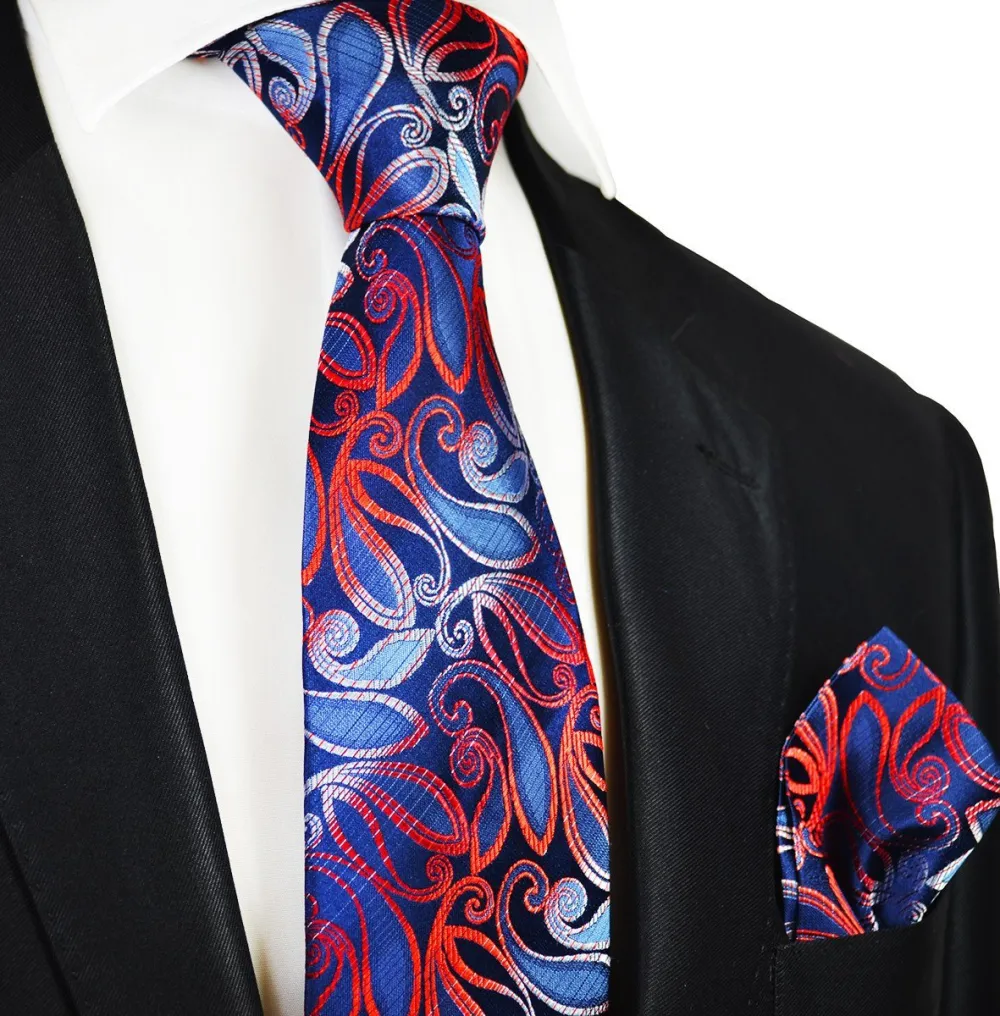 Contemporary Silk Classic Men's Necktie Accessory Set