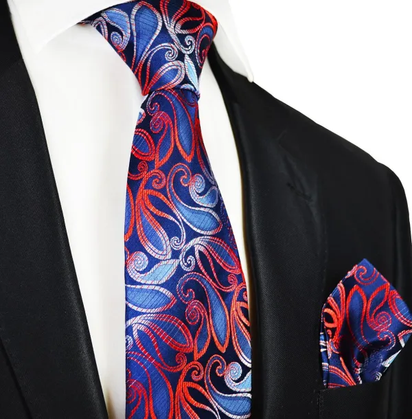 Contemporary Silk Classic Men's Necktie Accessory Set