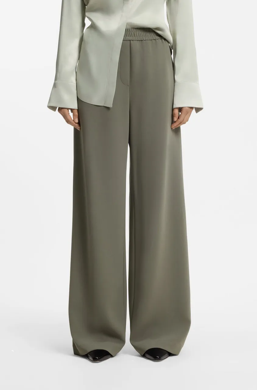 Relaxed Tailored High-Rise Women's Trousers