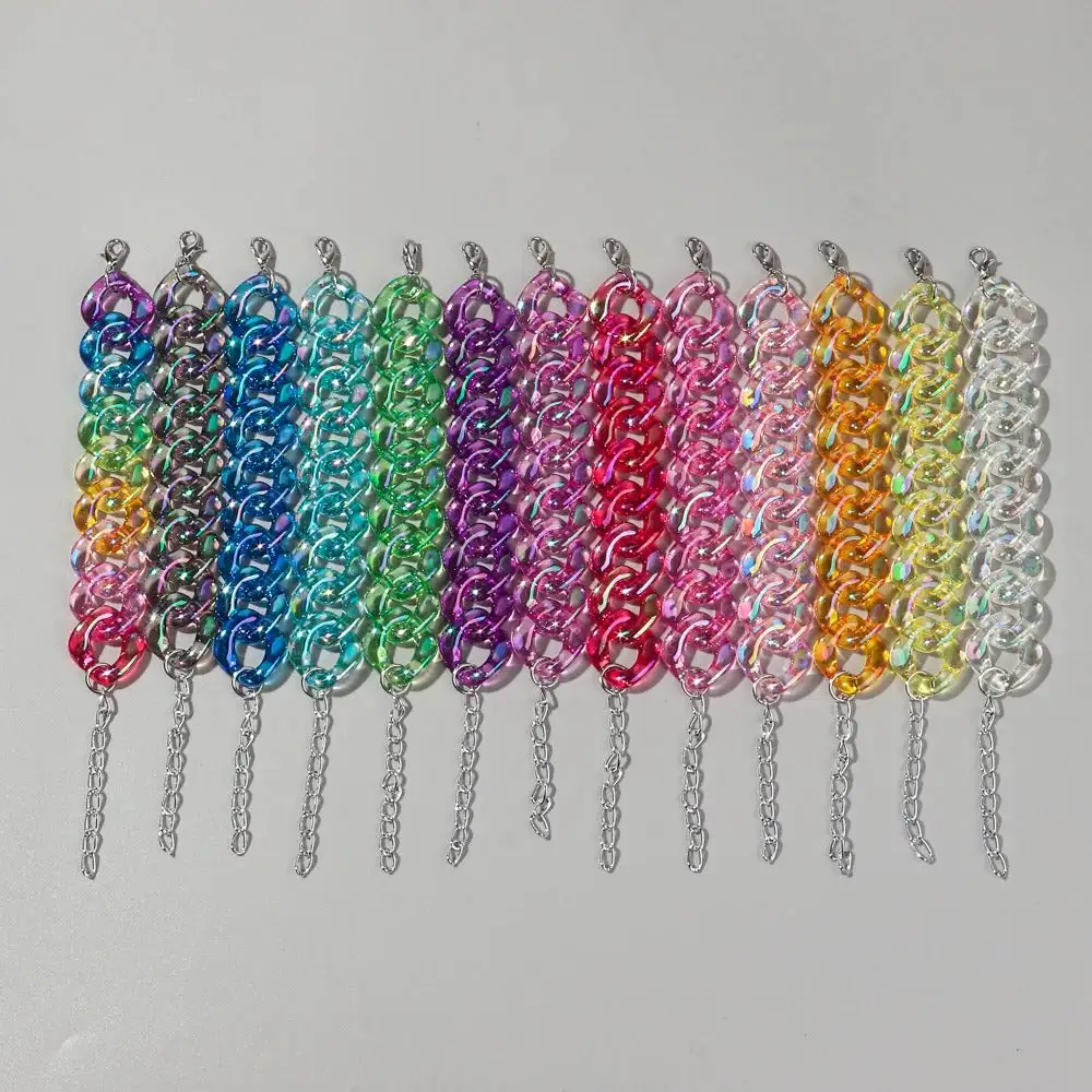 Chunky Chain Acrylic Bracelets