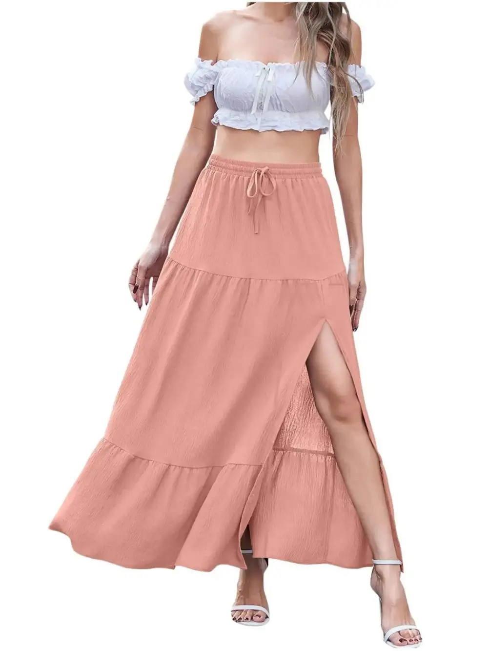 Slit Maxi Skirt