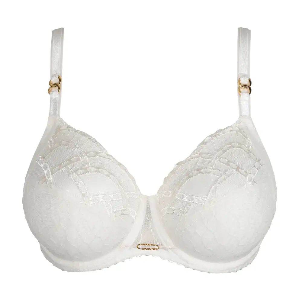 Women's Full Coverage Padded Unpadded Four-Part Cup Lined Cup Lace Embroidery Bra