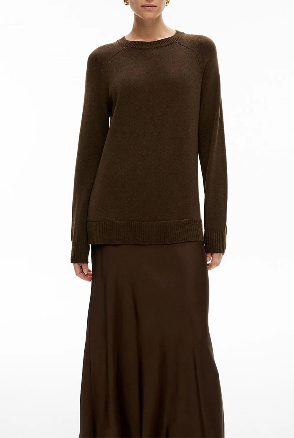 Mixed Fiber Knit Textured Dress