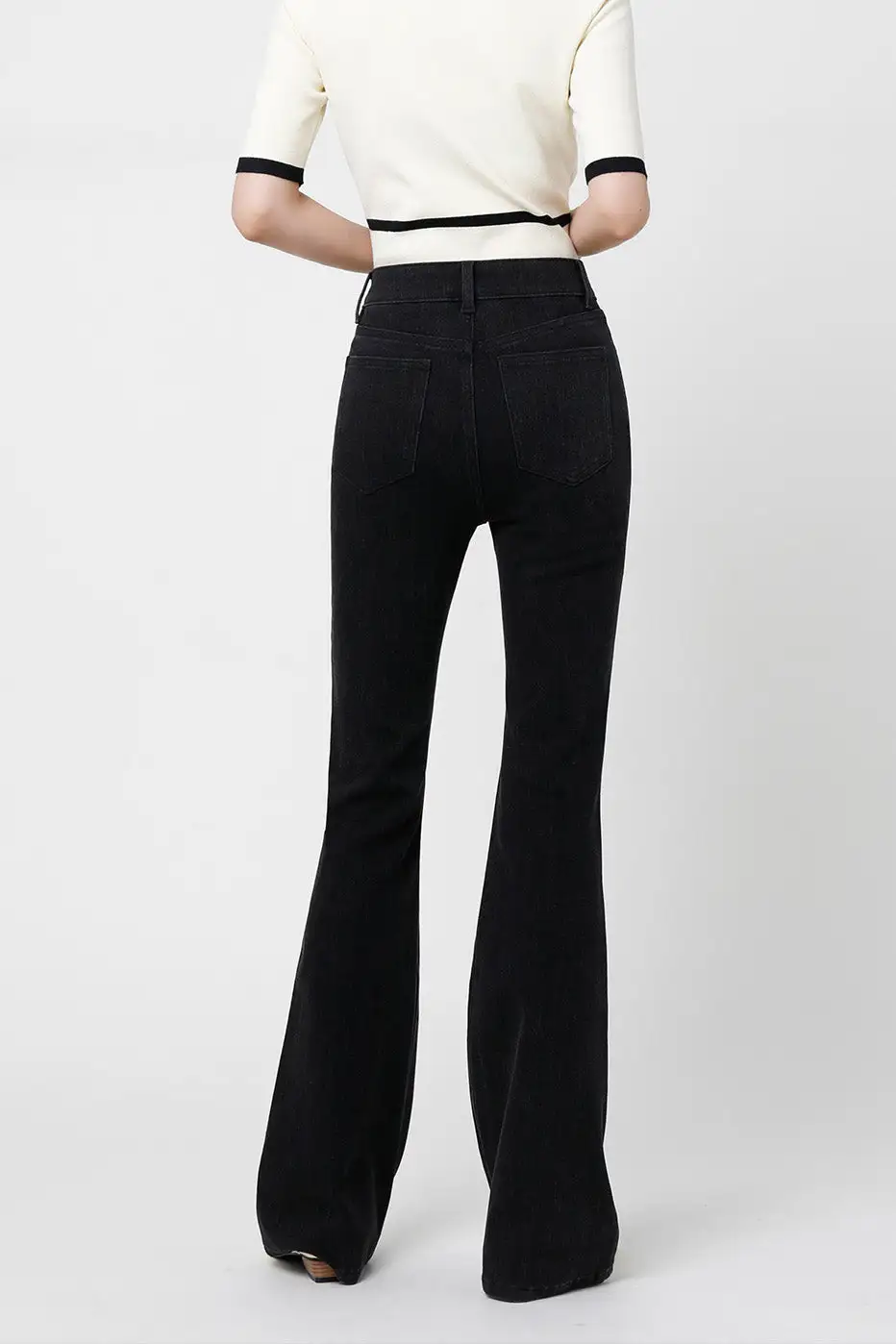Slim-Fit Flared Jeans