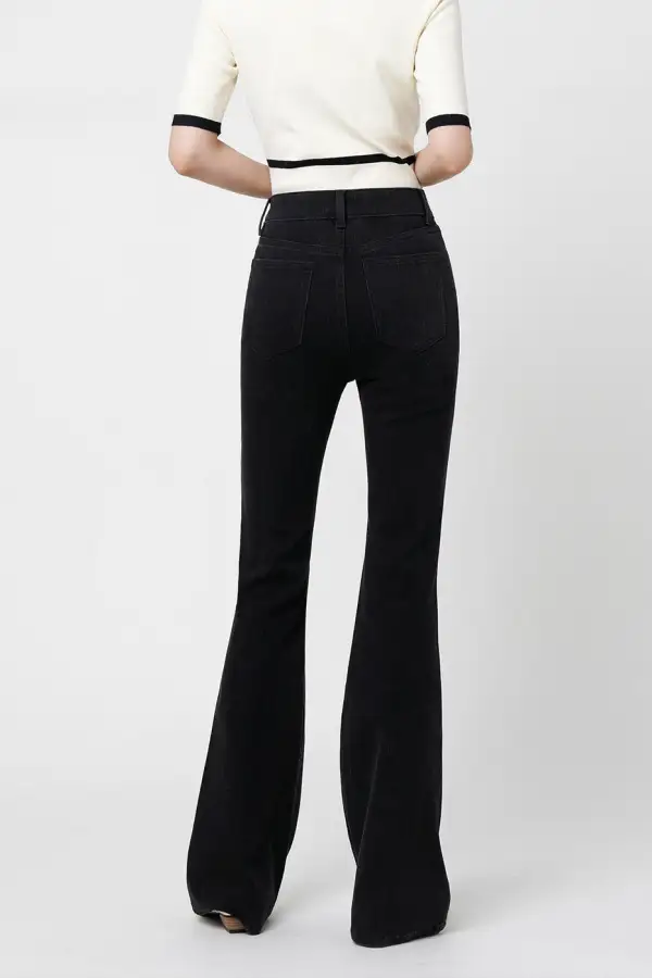 Slim-Fit Flared Jeans