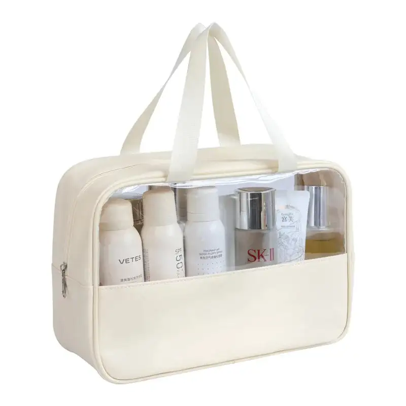 Contemporary Utility: Multifunctional Transparent Accessory Bag