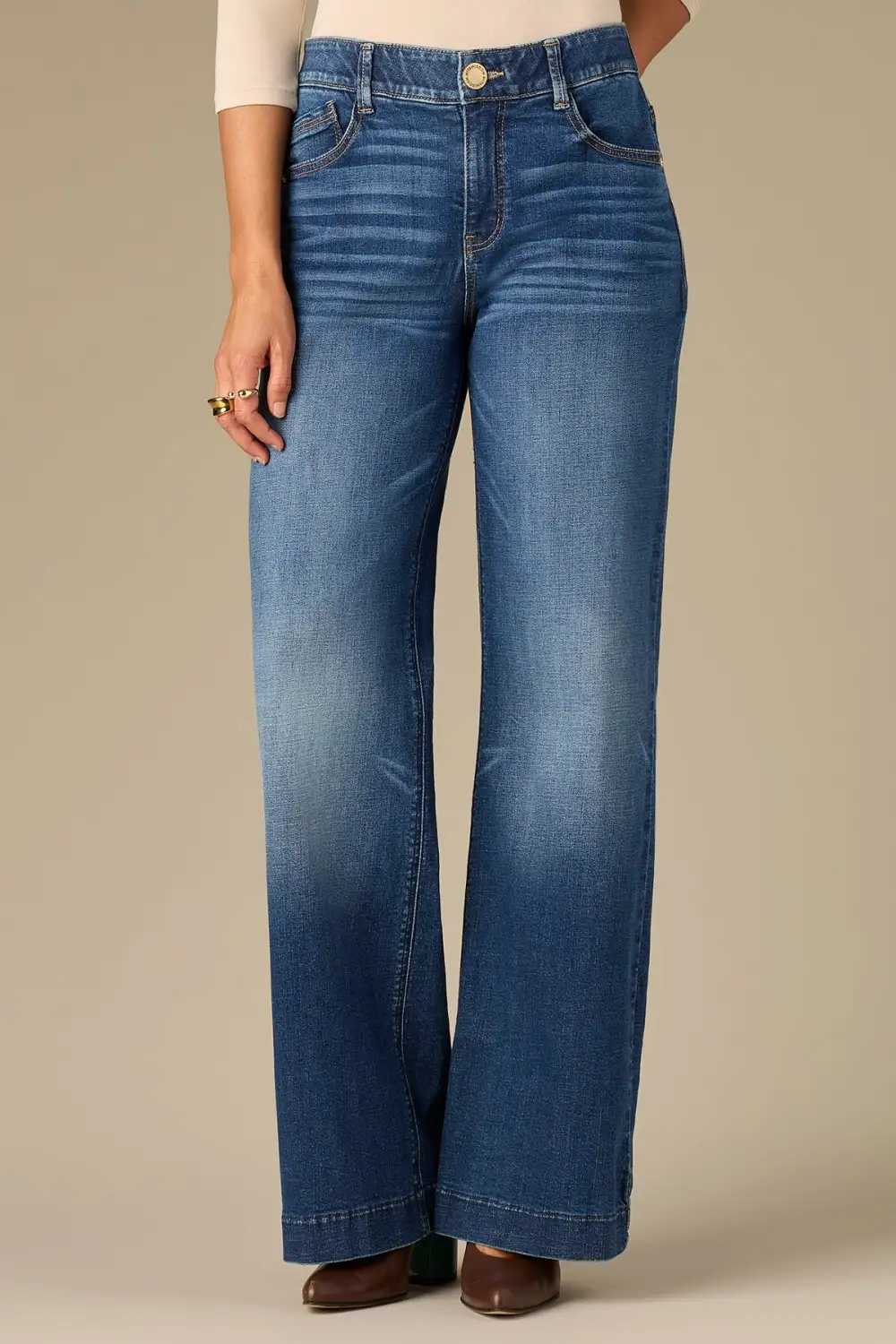 High Rise Sam Wide Leg Jeans