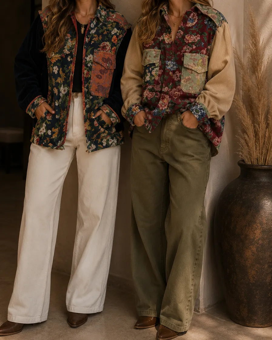 Floral Soft Shacket Jacket