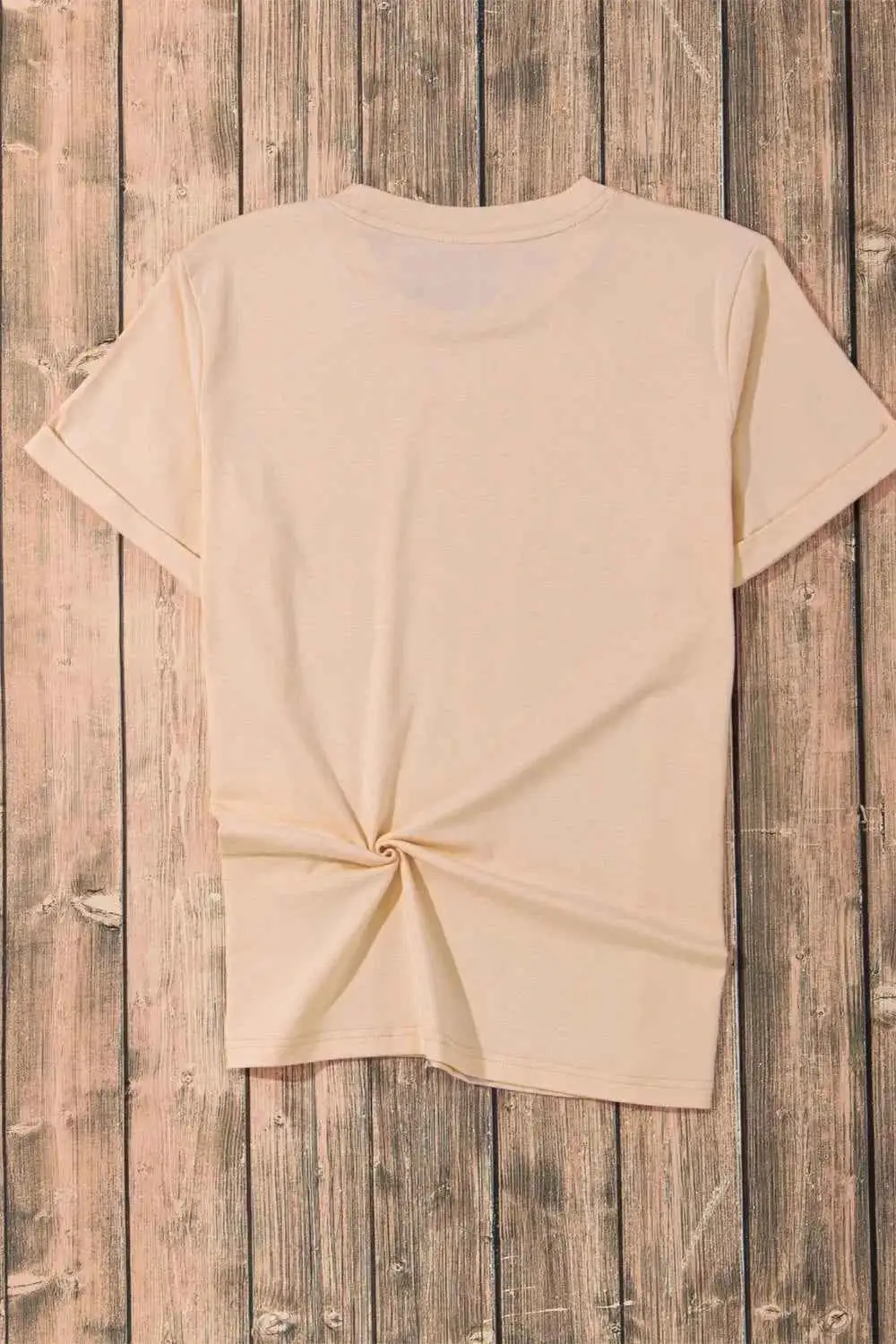 Casual Graphic Round Neck Short Sleeve T-Shirt