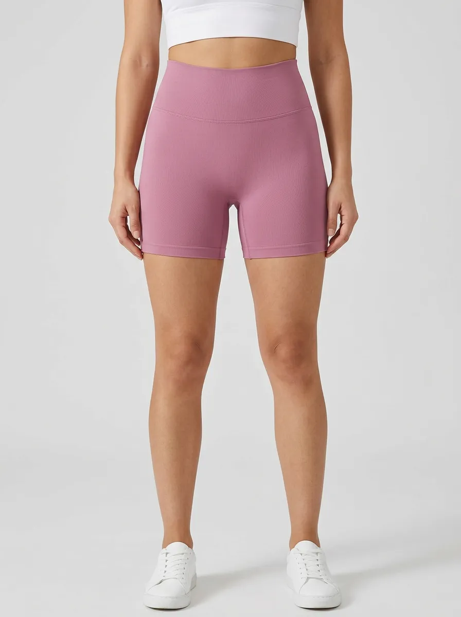 Women's Seamless High-Rise Athletic Shorts