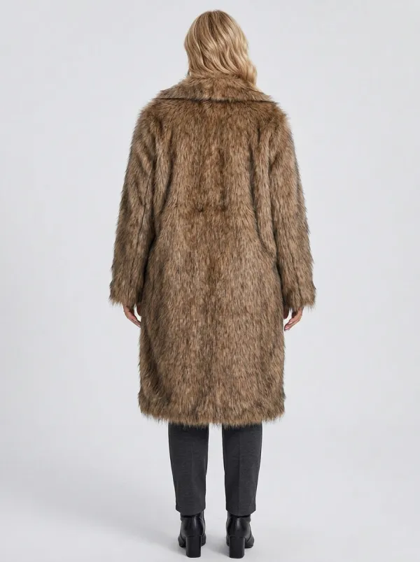 Longline Longline Faux Fur Coat