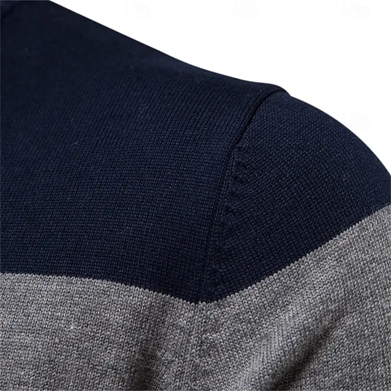 Knit Zip Front Slim Fit Sweater