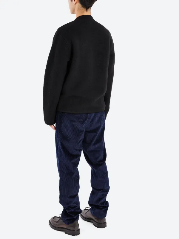 Men's Two Way Zip Patch Pocket Bomber Jacket