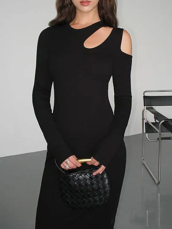 Skinny Long Maxi Dress