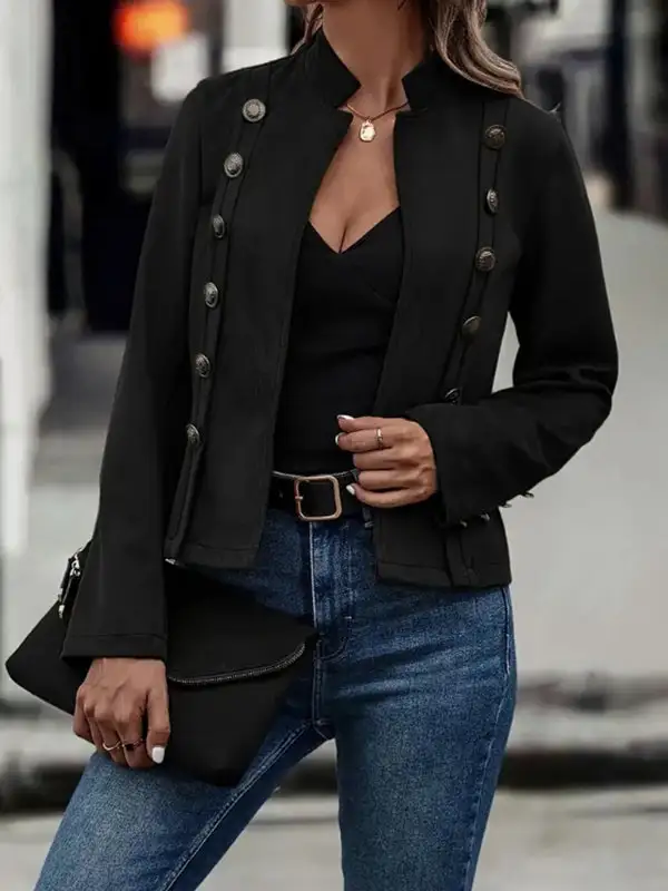 Button Front Jacket Bovenkleding