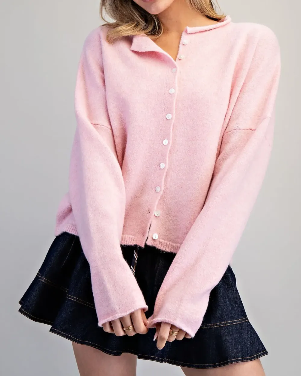 Ribbed Edge Cardigan