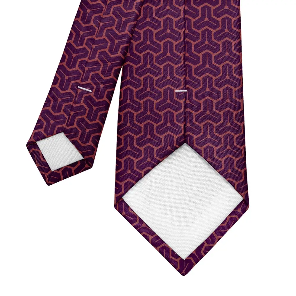 Polished Geometric Style Necktie