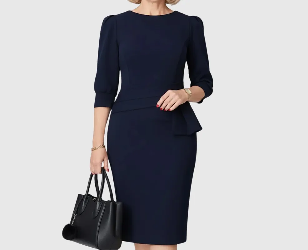 Bloom -refined Ruffle Midi Dress