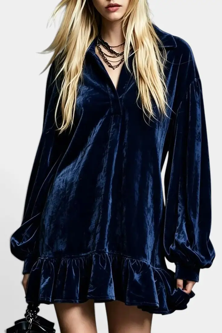 Velvet Mini Dress