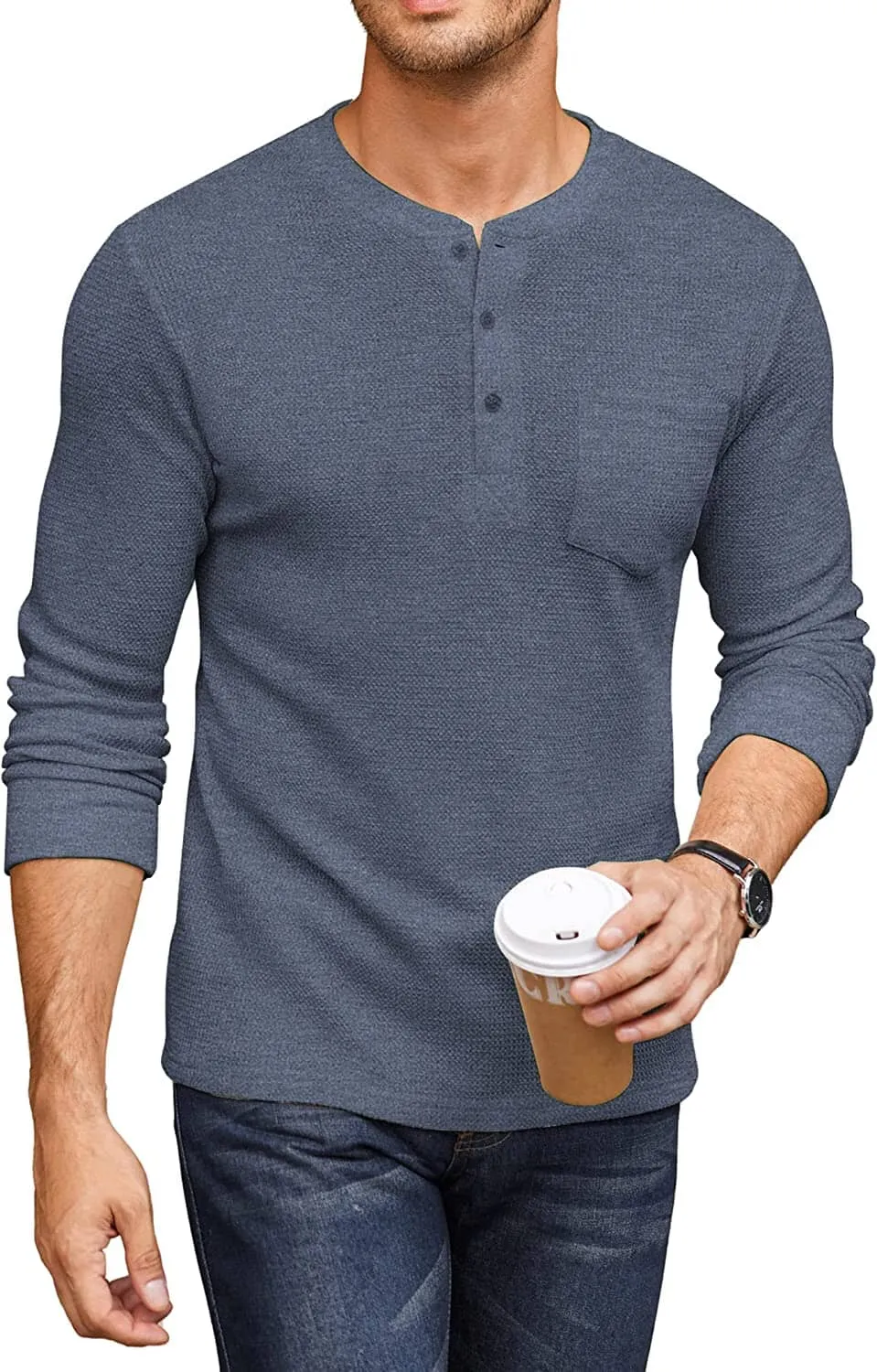 Soft Stretch Knit T-Shirt