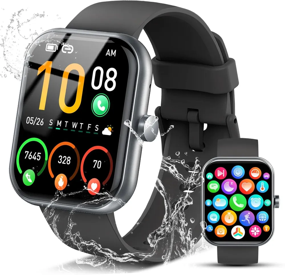 2026 Smart Watch for Men Women (Answer/Make Call), 1.96