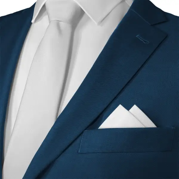 Refined Elegant Solid Pocket Square