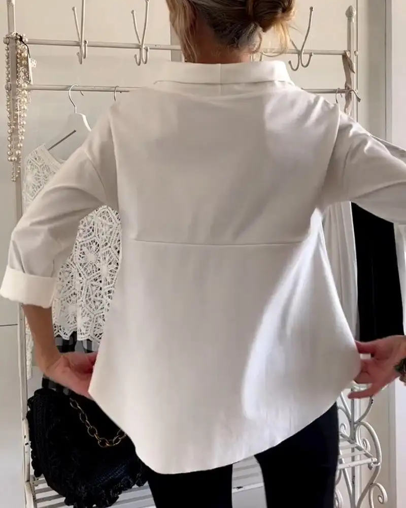 Relaxed Patterned Top