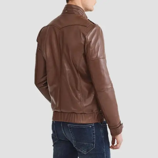 Everyday Leather Biker Motorcycle Multi Pocket Jacket
