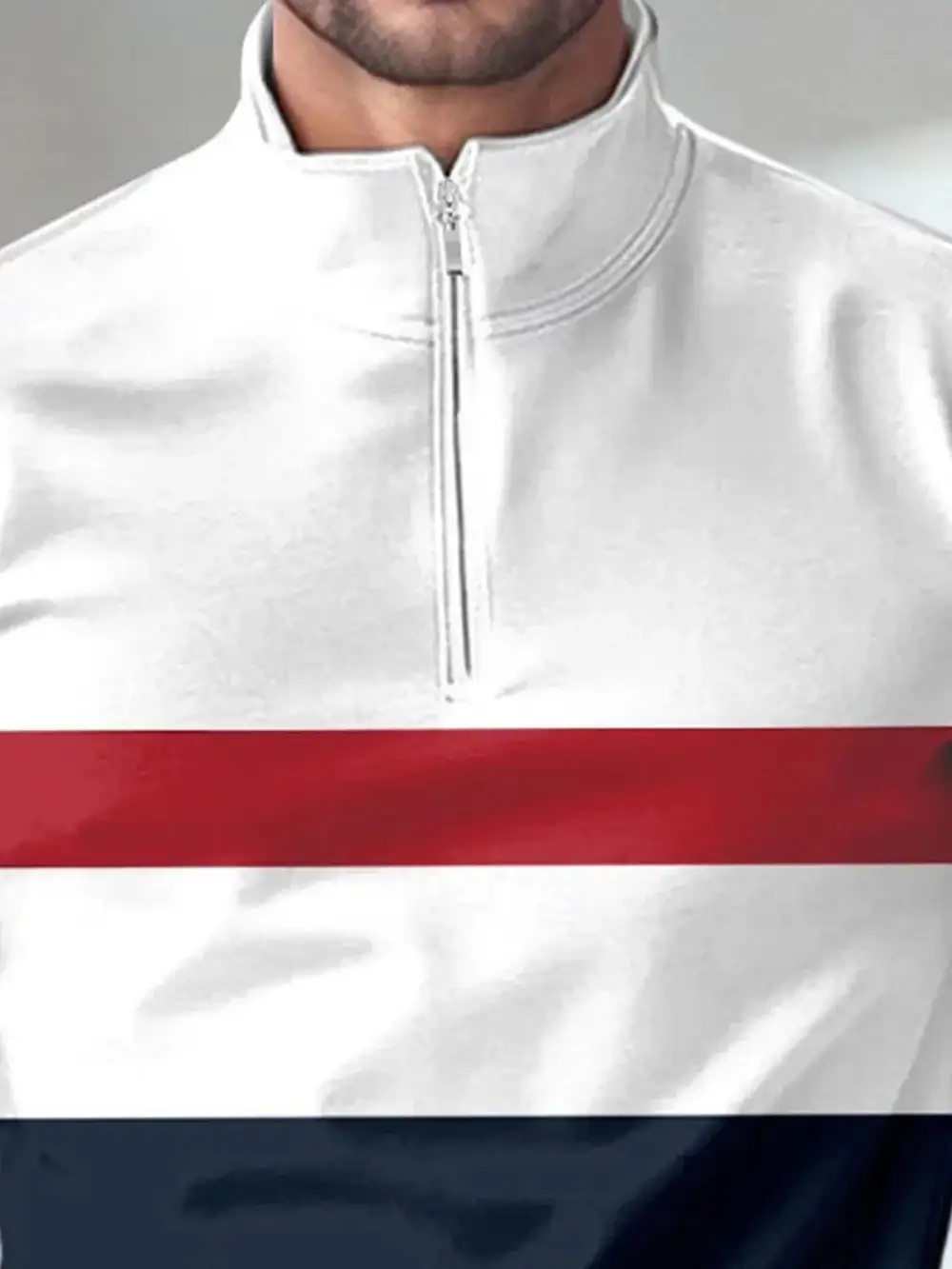 Versatile Midweight Long Sleeve Pullover Golf Shirt